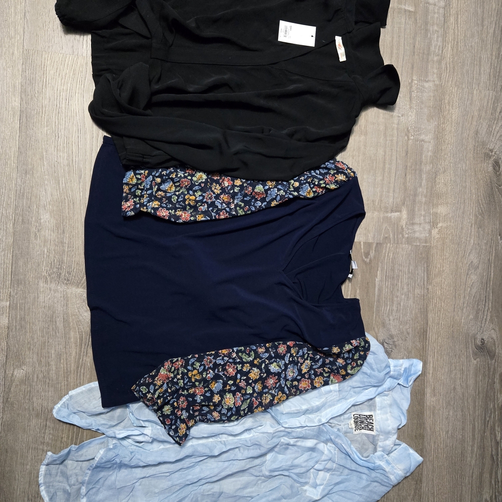 3 Long Sleeve Large Tops